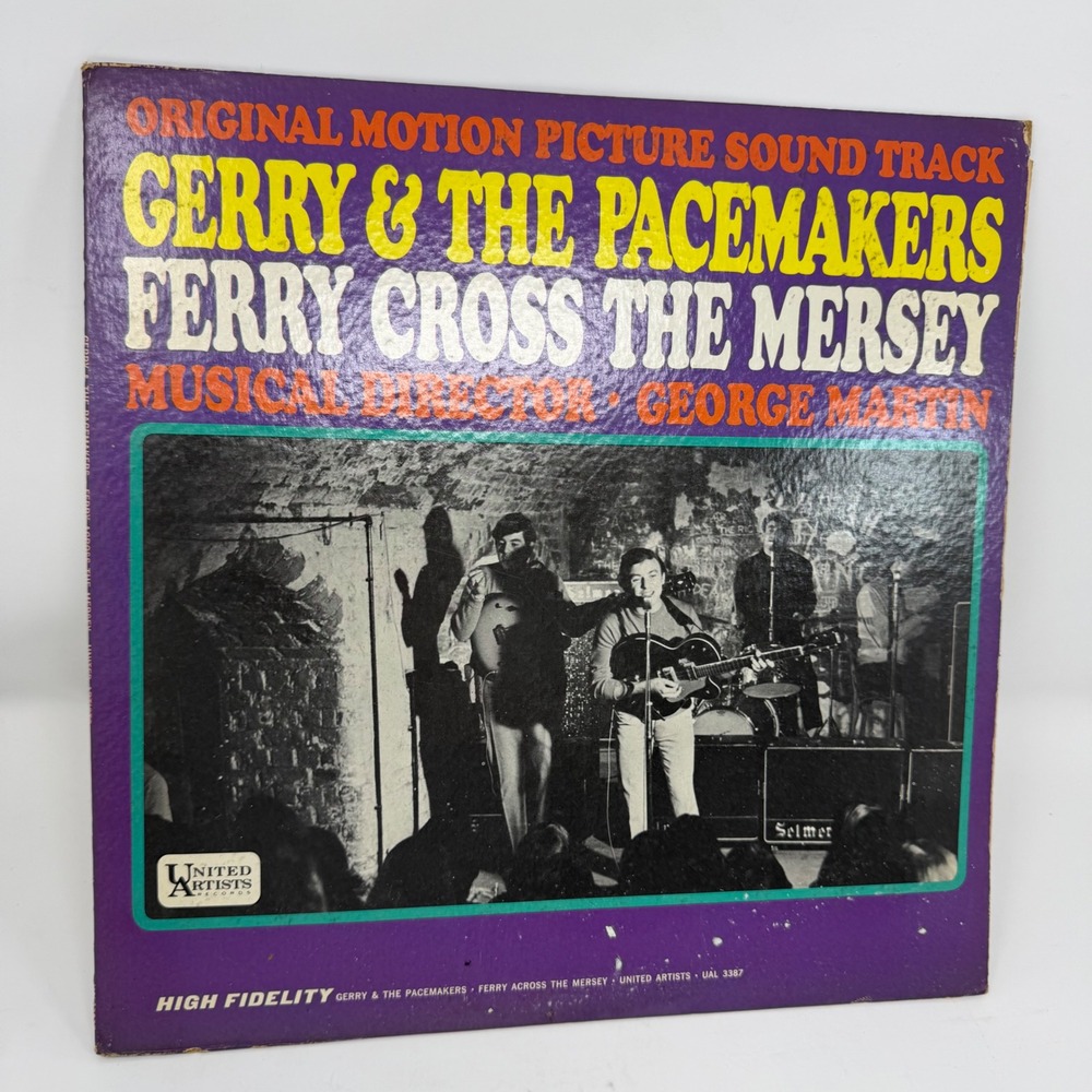 Gerry &‎ The Pacemakers Ferry Cross The Mersey Vinyl LP Mono George Martin 3387